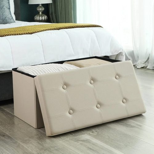 Banca 2 locuri cu spatiu depozitare BeComfort FUR1623-1 76x38x38 cm