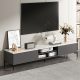 Stand TV, suport multifuncțional 46x30x120 cm alb FUR1823-1