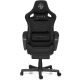 Guru Supreme GS2-G-L, scaun de gaming,  elegant, ergonomic, rotativ, cu suport picioare, negru/alb